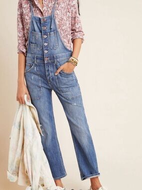 Anthro Pilcro Thé Painter overalls sz31p